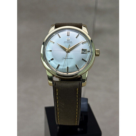 36mm • 1963 Omega Seamaster “Crosshair” ref.166.011 cal.562 Gold-Capped Automatic